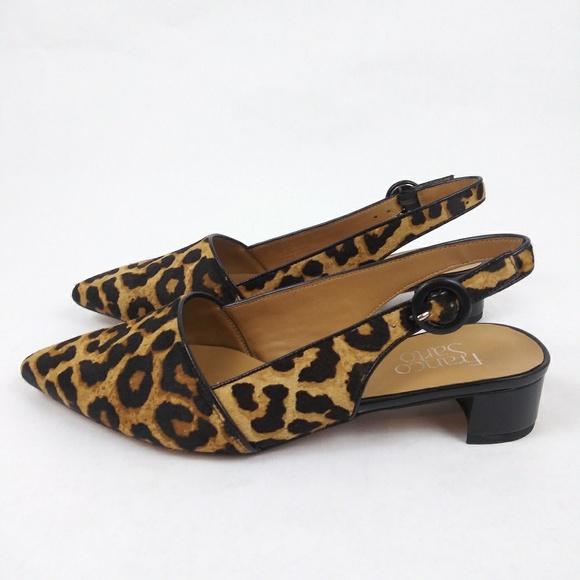 franco sarto vickie slingback kitten heel pump